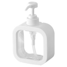 아리코 펌프 디스펜서 리필용기 500ml, 화이트, 1개