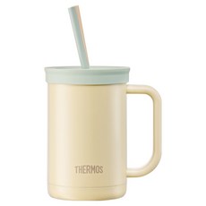 써모스 더 콤팩트 스트로 컵앤텀블러, 라임옐로우, 600ml, 1개