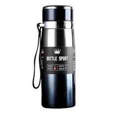 316不鏽鋼真空長效保溫瓶 經典款, 漸層藍, 1L, 1個