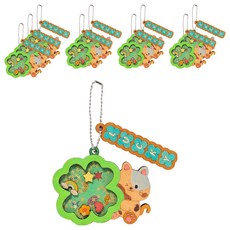 민화샵 네잎클로버 쉐이커 S240117A, 고양이, 10개