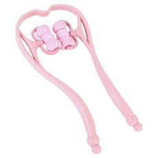 EORIN 6륜 롤러 경추 마사지기, 핑크, 1개