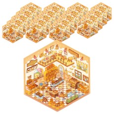 minhwashop 房間裝飾貼紙 小型 I250006D, 麵包店, 20個
