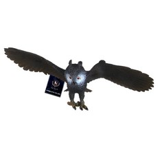 DING DONG PET 驅鳥老鷹貓頭鷹模型, 1個, 黑色貓頭鷹