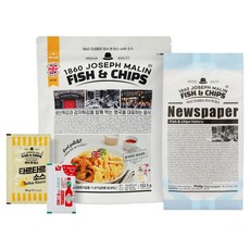 炸魚片薯條+醬料, 1個, 153.5克
