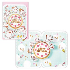 Hallmark 史努比立體卡片 + 信封套組 843991, 混色, 1套