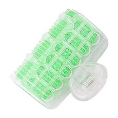 夾式瀏海髮捲 小, 綠色, 1個