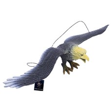 DING DONG PET 驅鳥老鷹貓頭鷹模型, 1個, 黃色老鷹