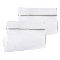 Axis 艾克思 蜂窩密網型加厚洗衣袋 加大號 2件組 60 x 60cm, 白色, 1組