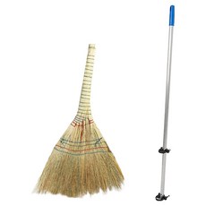 크린메이트 싸리빗자루 연장대 세트, 혼합색상, 1세트