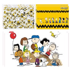 Peanuts 史努比明信片 3款 x 2入組 5, 混合色, 1套