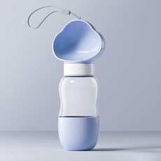 寵物雲朵隨行杯 飲水儲糧款, 1個, 紫色