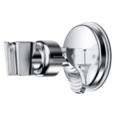 AHOYE 強力吸盤無痕壁掛蓮蓬頭架, 銀色, 1個