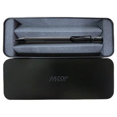 德國 LAMY Safari狩獵系列 ALLBLACK 全黑自動鉛筆鐵盒組 0.5mm, 1套, 全黑