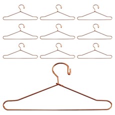 Mocadoll 娃娃鐵製衣架 10cm, 10個, 玫瑰金