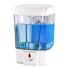 AHOYE 壁掛自動感應皂液器, 1個, 白色