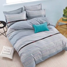 Annette 舒柔棉 單人 薄床包+枕套+雙人薄被套3件組