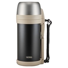THERMOS 膳魔師 大容量雙杯保溫瓶 FDH-1706K, 黑米色, 1個, 1.65L