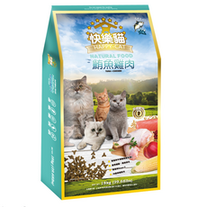 HappyCat 快樂貓 全齡貓貓飼料 重量包 台灣製, 18kg, 鮪魚雞肉, 1袋
