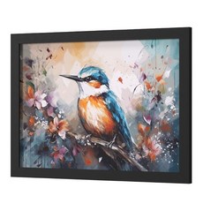 TRENY 4開圖畫紙畫框 黑色, 1個