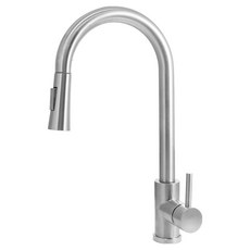 MIRINAE 鵝頸式霧面不鏽鋼水槽廚房水龍頭, 1個