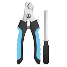 AHOYE 寵物修剪指甲美容2件組, 1組, 黑色 + 藍色