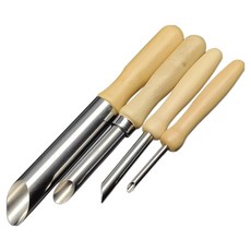 Khohimo 雕塑陶藝工具 沖孔4件組 5W0222 圓形