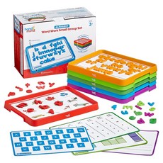 Learning Resources 字母托盤單字遊戲 6人組 IN96207, 1套, 混合色