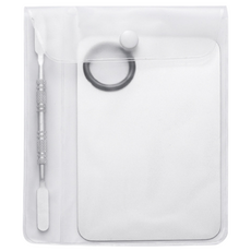 Hataes Mall 好上色簡約現代美術調色盤 2種調色棒 + 包裝袋組, 1套, 0格