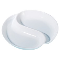 Hatae Small 好上色簡約美術調色盤 SL-03款 雙色調色盤, 1個, 2格