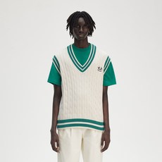 FRED PERRY 男士網球麻花針織背心 K9721