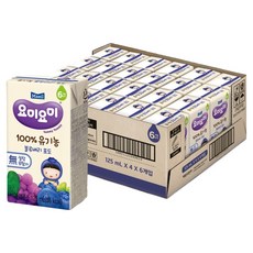 藍莓&葡萄果汁, 125ml, 24個