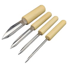 Khohimo 雕塑陶藝工具 沖孔4件組 5W0222 半圓形