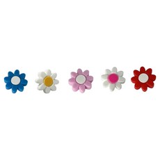 Flowcode 網球拍避震器 花朵5件組, 1套, 混合色