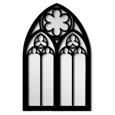 더플로우커머스 고딕 아치 스타일 인테리어 소품 아크릴 미러 월데코, 3