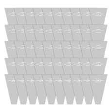 Khohimo 花束透明包裝袋 5W0353, 50個, 混合色