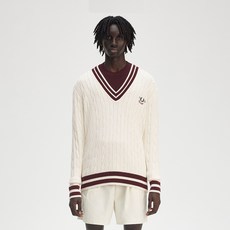 FRED PERRY 男款網球麻花針織毛衣 K9722