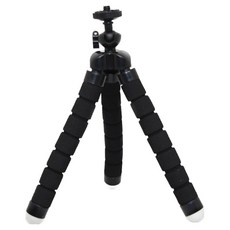 플로우코드 문어발 스마트폰 삼각대, 블랙, 1개