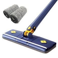 NEW 2025 可使用清潔布 旋轉拖把, 1個