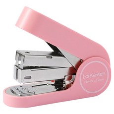 deLi 得力 LONGREEN 迷你訂書機 33號釘, 1個, 粉紅色