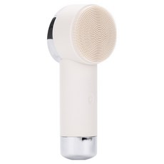 루킨스 온열 진동클렌저 실리콘 브러쉬 전동 세안기, KD307A, 베이지