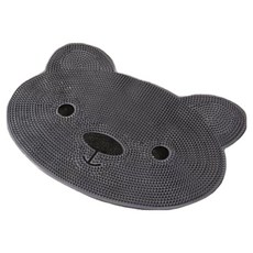 타미나요 심플한 풋 브러쉬 매트 그레이 베어, 1개입, 1개, 400g