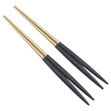 Bogen Allemande 金色餐具筷子, 2個, 黑色, 單品