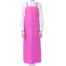 Yekyeong H型霧面防水聚氨酯圍裙 大, 1個, 粉紅色(PO-0531)