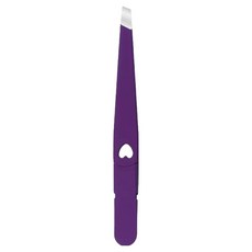 바움미루 뷰티 핀셋 하트 9.6cm, 1개, 퍼플