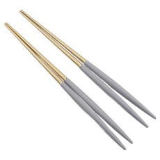 Bogen Allemande 金色餐具筷子, 2個, 灰色, 單品