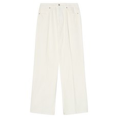 미쏘 여성용 밑단 슬릿 스트레이트핏 데님 팬츠