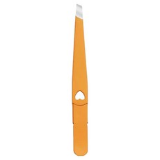 바움미루 뷰티 핀셋 하트 9.6cm, 1개, 오렌지