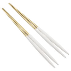 Bogen Allemande 金色餐具筷子, 2個, 白色, 單品