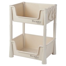 義烏 大容量收納小型附掛勾手推車 固定型 BRP347, 單一顏色, 2層