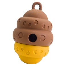 doongdoongpet 寵物蜂巢矽膠嗅聞零食玩具, 1個, 混合顏色